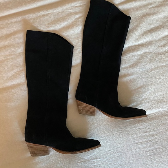 Free People Black Heeled Boots - Picture 5 of 10